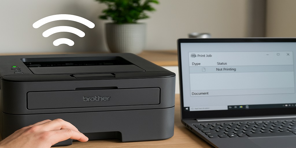 Brother Printer Connected to WiFi but Not Printing