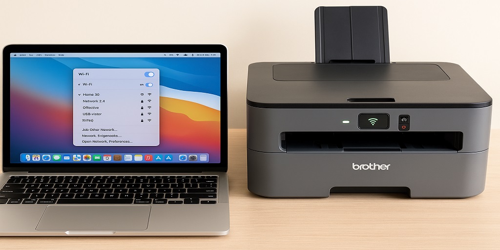 Brother Printer WiFi Setup on MacBook